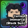 Cursed Immortal (Black Sun) unit portrait in Anime Expeditions